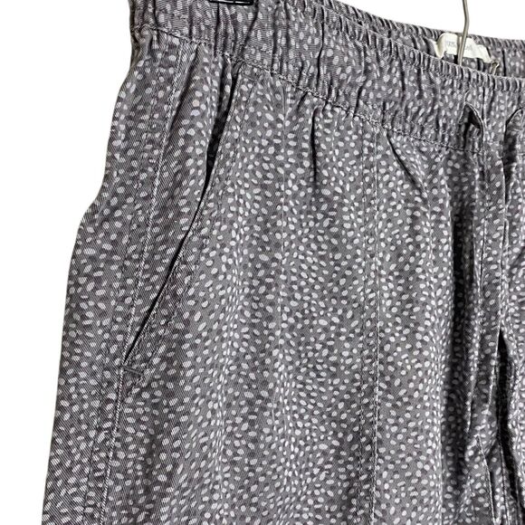 C&C California Pants Womens M Gray Joggers Lyocell Drawstring High Rise Pull On - Picture 7 of 11